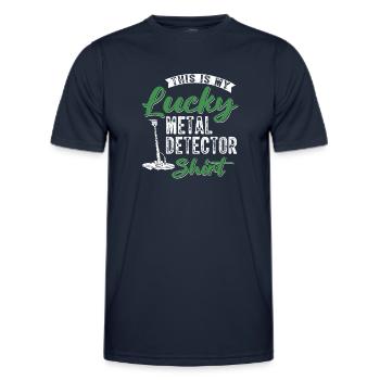 Medical Encoder Medical Programmer - Men's Functional T-Shirt - navy - Front - AI Model Male 178 dark (178cm)