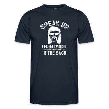 propriétaire de mulet, mulet - T-shirt sport Homme - bleu marine - Devant - AI Model Male 178 dark (178cm)