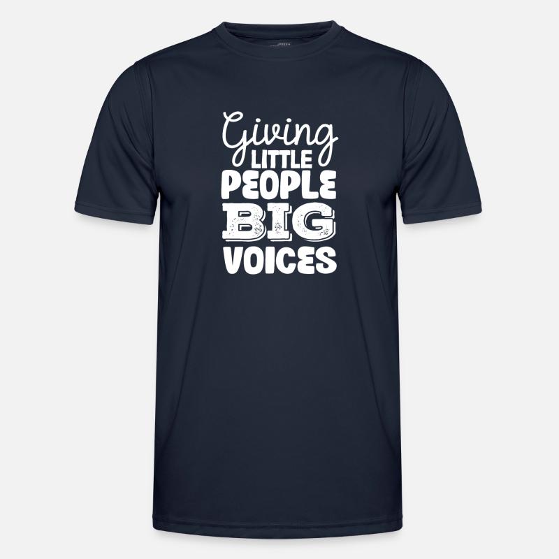 Speech-language pathology, speech-language pathologist - Men's Functional T-Shirt - navy