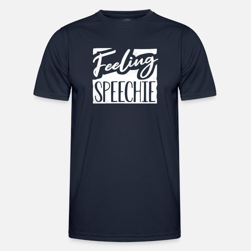 Speech-language pathology, speech-language pathologist - Men's Functional T-Shirt - navy