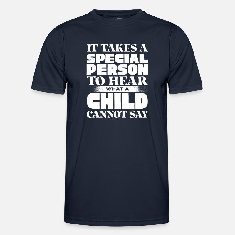 Speech-language pathology, speech-language pathologist - Men's Functional T-Shirt - navy