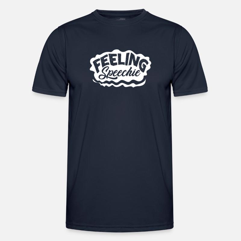 Speech-language pathology, speech-language pathologist - Men's Functional T-Shirt - navy