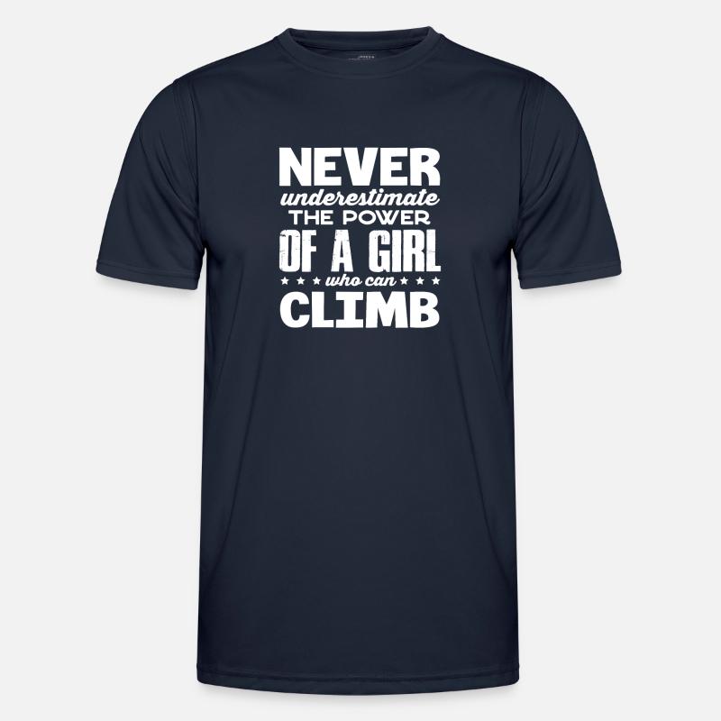 Wall climbers, wall climbers - Men's Functional T-Shirt - navy