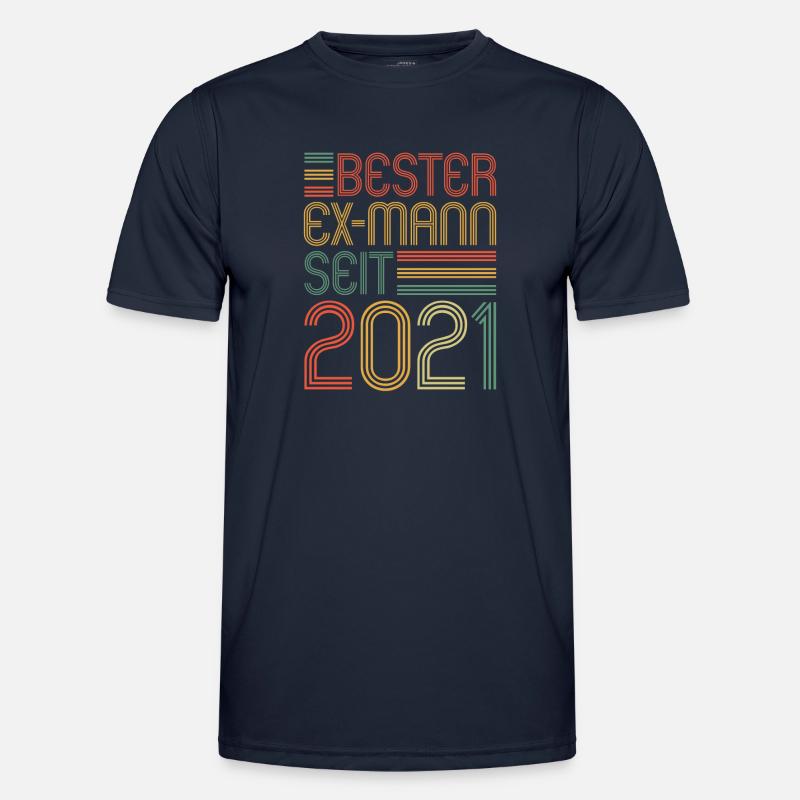 Weltbester Ex-Mann seit 2021 Scheidungs - Männer Funktions-T-Shirt - Navy