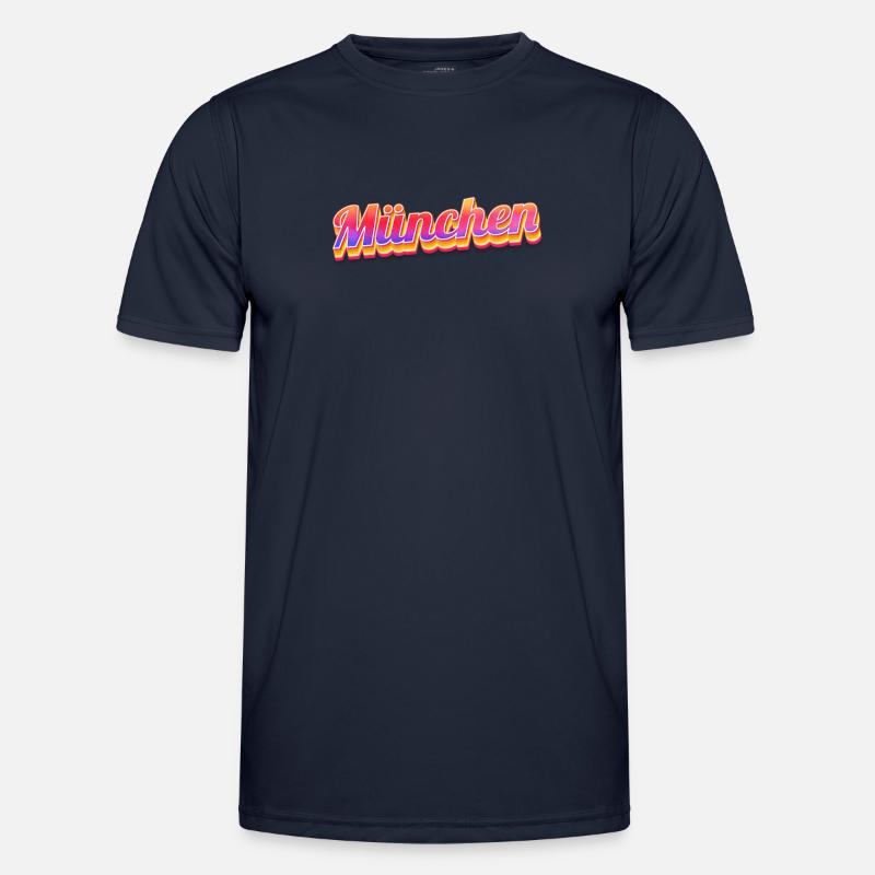 Munich Munich Munich - Men's Functional T-Shirt - navy