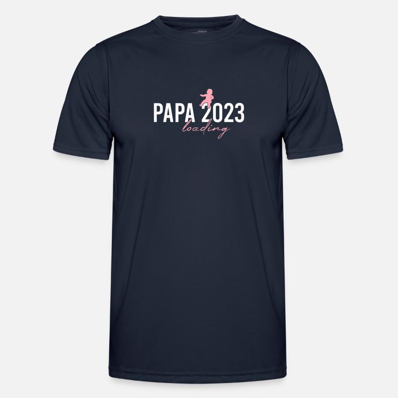 Dad 2023 loading - Men's Functional T-Shirt - navy