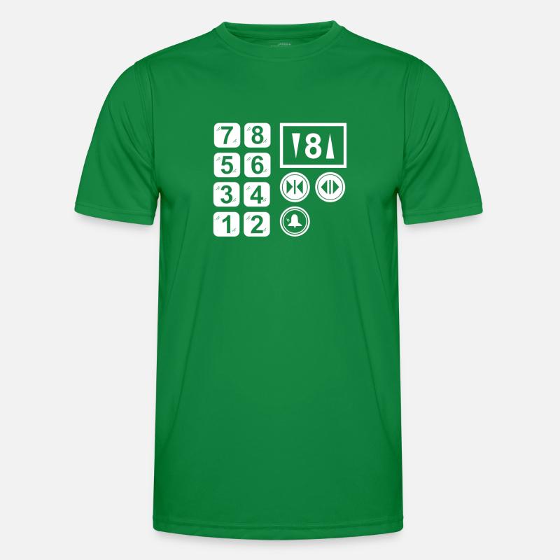 Elevator Buttons Men's Functional T-Shirt