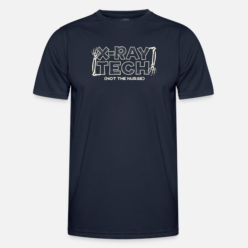 Xray Tech, Xray Technician - Men's Functional T-Shirt - navy