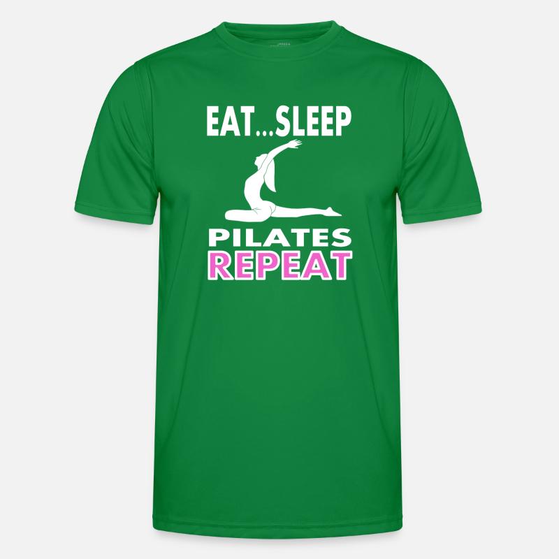 Pilates training Ganzkörpertraining Geschenkidee Männer Funktions-T-Shirt