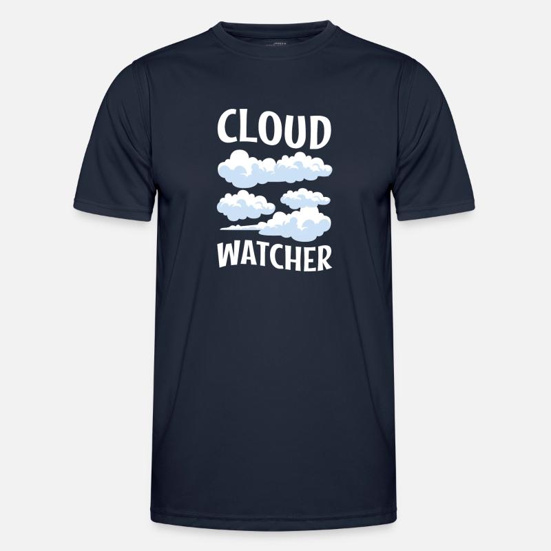 Cloud Watcher - Männer Funktions-T-Shirt - Navy