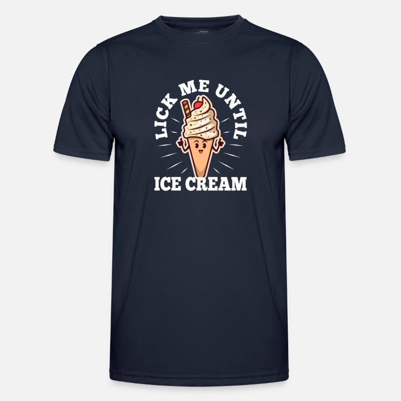 Slik mig indtil is - Funktionsshirt til herrer - marineblå