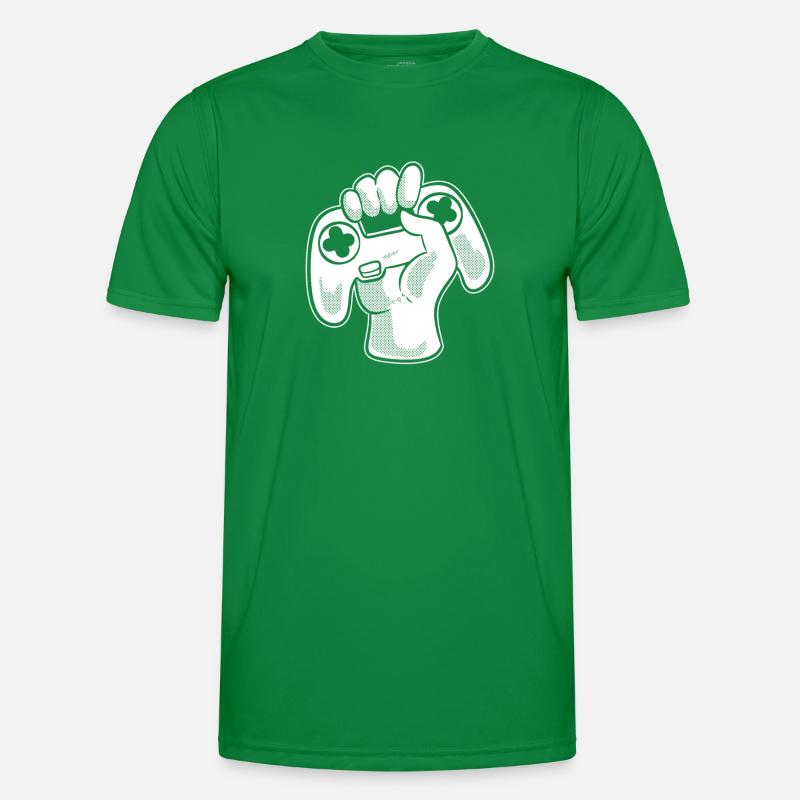 Videospiel -Controller Computerfreak Männer Funktions-T-Shirt