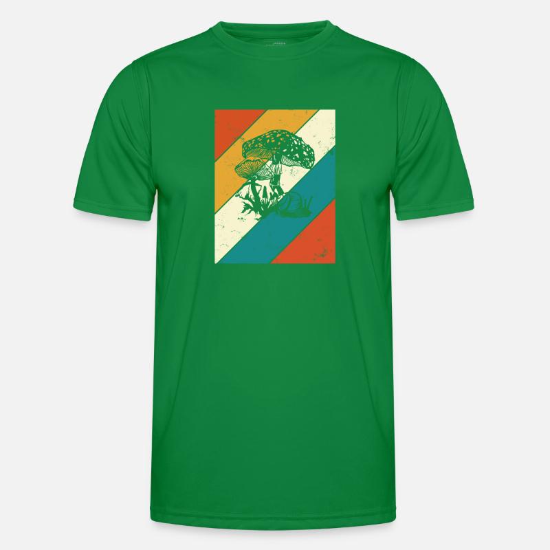Champignon Rétro Champignons Cèpes Champignons Crapaud Tabouret Cadeau T-shirt sport Homme