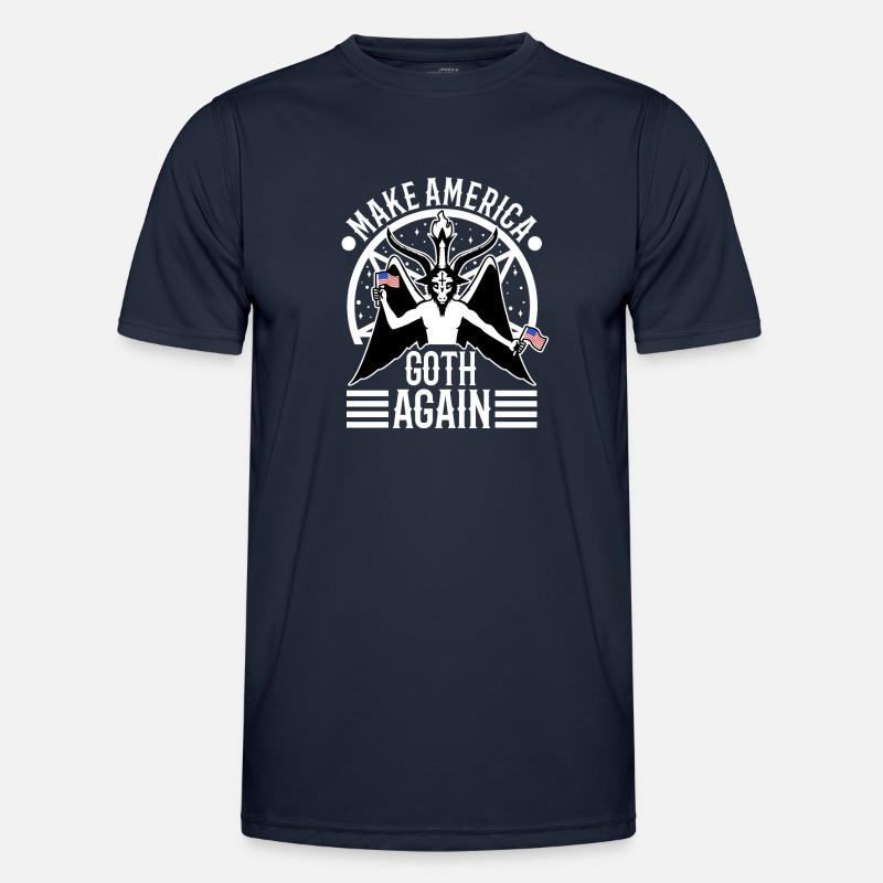 Make america goth again - Men's Functional T-Shirt - navy