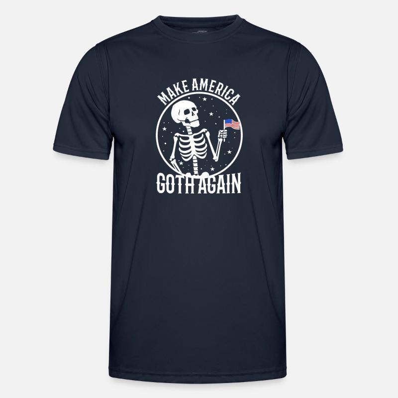 Make america goth again - Men's Functional T-Shirt - navy