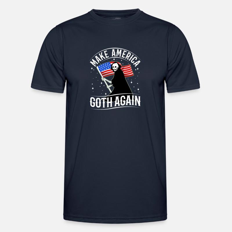 Make america goth again - Men's Functional T-Shirt - navy