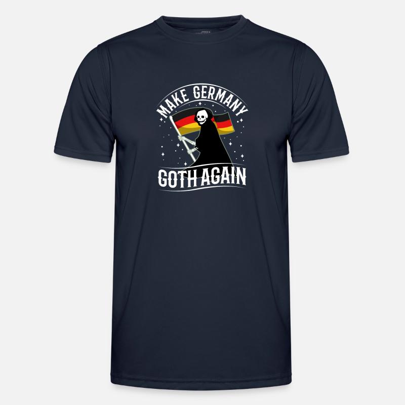 Make Germany goth again - Männer Funktions-T-Shirt - Navy