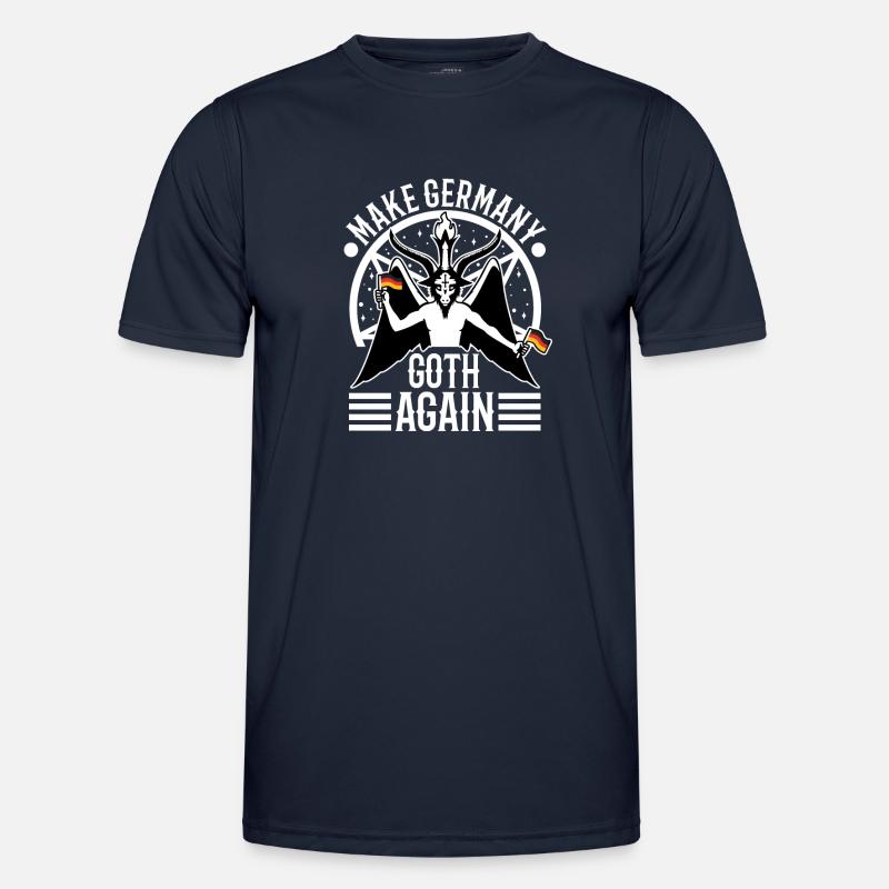 Make Germany goth again - Männer Funktions-T-Shirt - Navy
