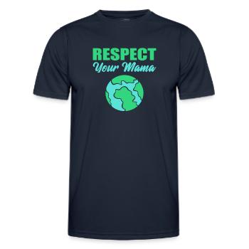 Naturliebhaber Umweltaktivist - Männer Funktions-T-Shirt - Navy - Vorne - AI Model Male 178 dark (178cm)