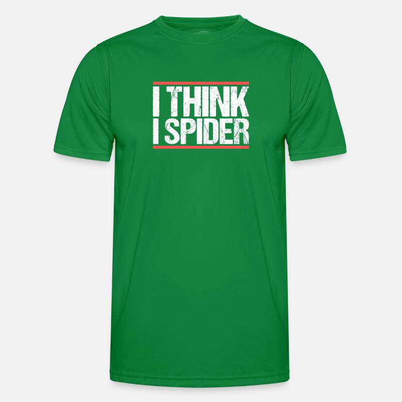 I think i spider. Denglisch Männer Funktions-T-Shirt