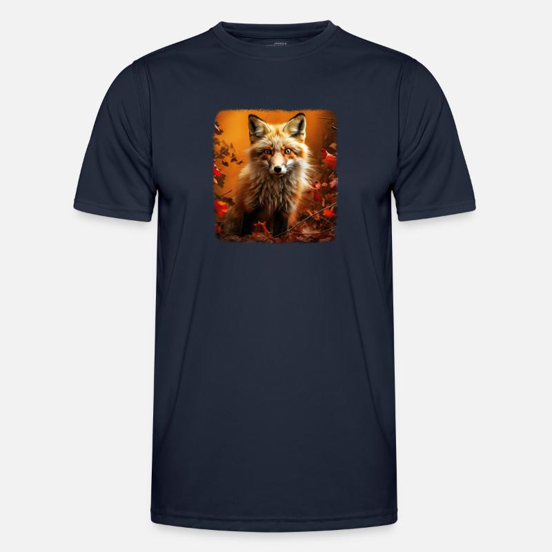 Foxes realistic fox Men's Functional T-Shirt