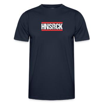 Hunsrück - Männer Funktions-T-Shirt - Navy - Vorne - AI Model Male 178 dark (178cm)