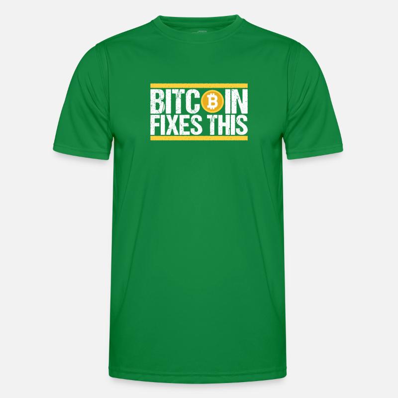 Bitcoin Fixes this Men's Functional T-Shirt