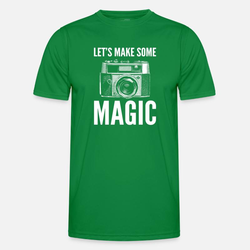 Let's Make Some Magic Videograf Männer Funktions-T-Shirt