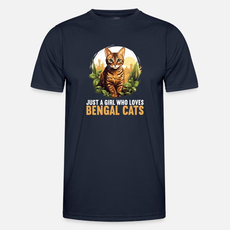 Chat du Bengale Bengalkatze T-shirt sport Homme
