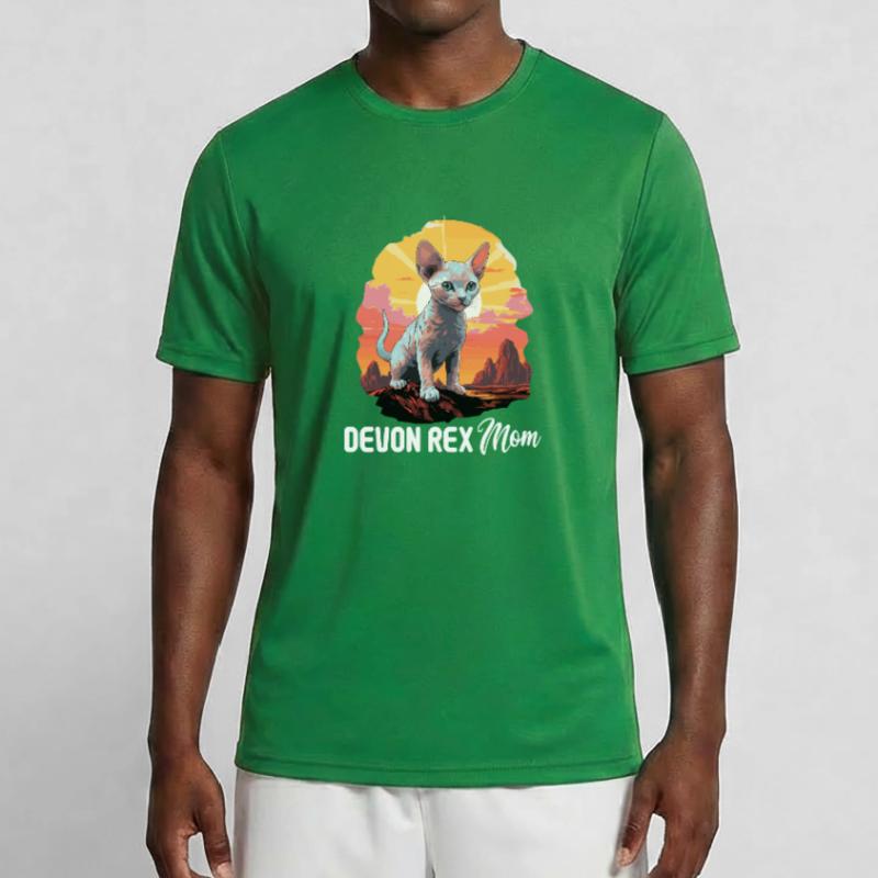 Chaton Devon Rex Chat Devon Rex T-shirt sport Homme