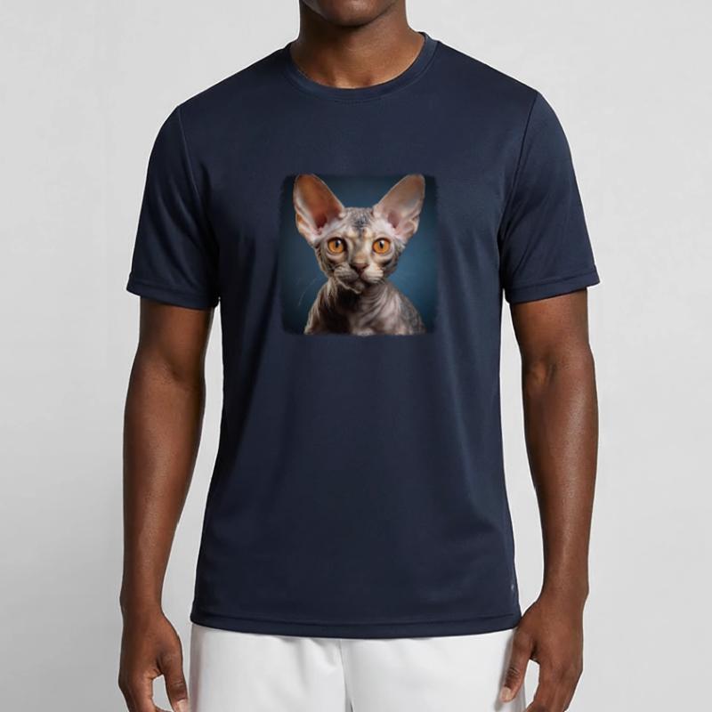 Chaton Devon Rex Chat Devon Rex T-shirt sport Homme
