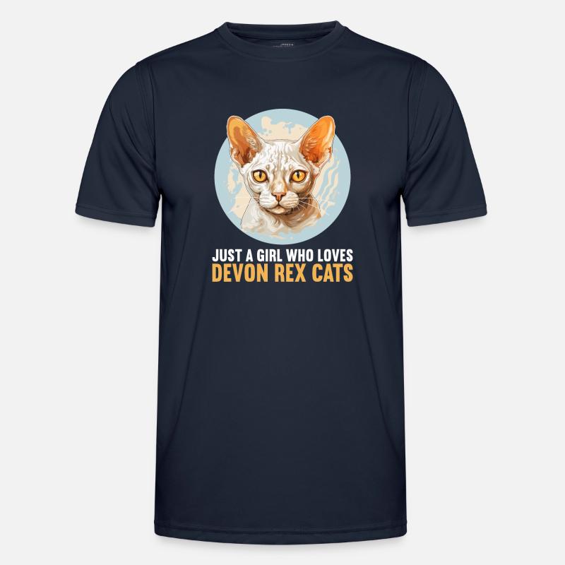 Chaton Devon Rex Chat Devon Rex T-shirt sport Homme