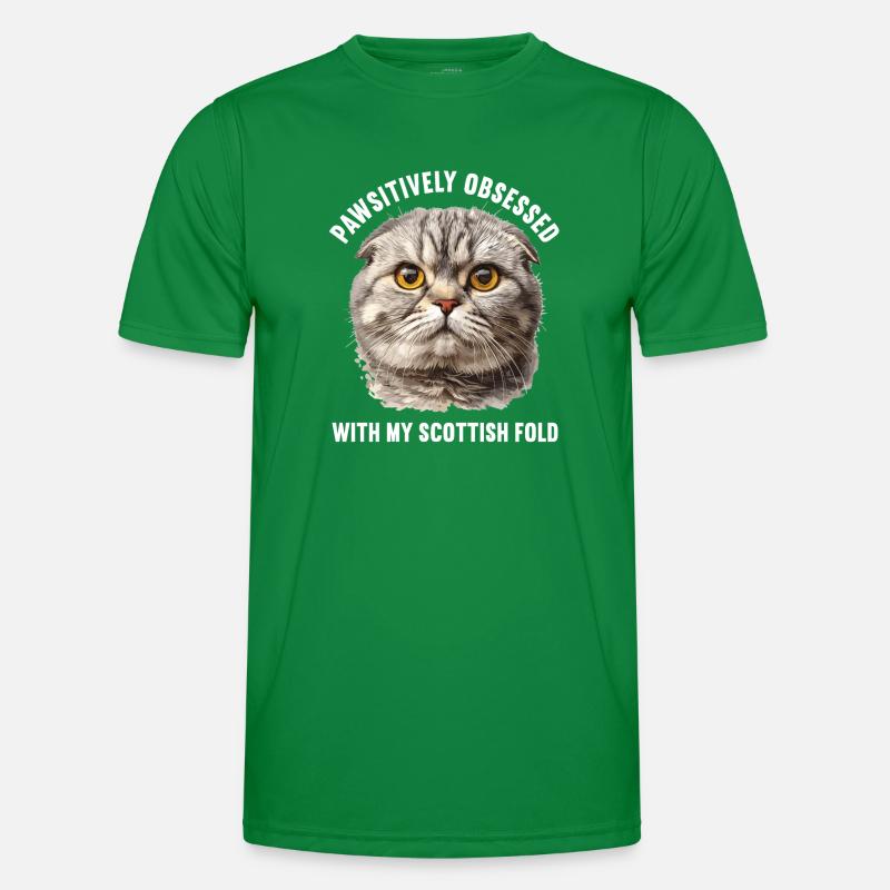 Scottish Fold Kitten Scottish Fold chat T-shirt sport Homme