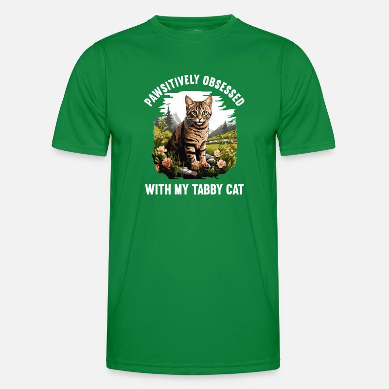 Tabby Kitten Tabby Cat Men's Functional T-Shirt