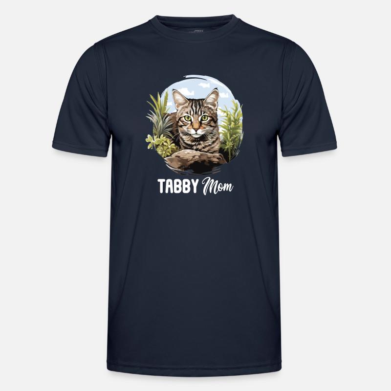 Tabby Kätzchen Tabby Katze - Männer Funktions-T-Shirt - Navy