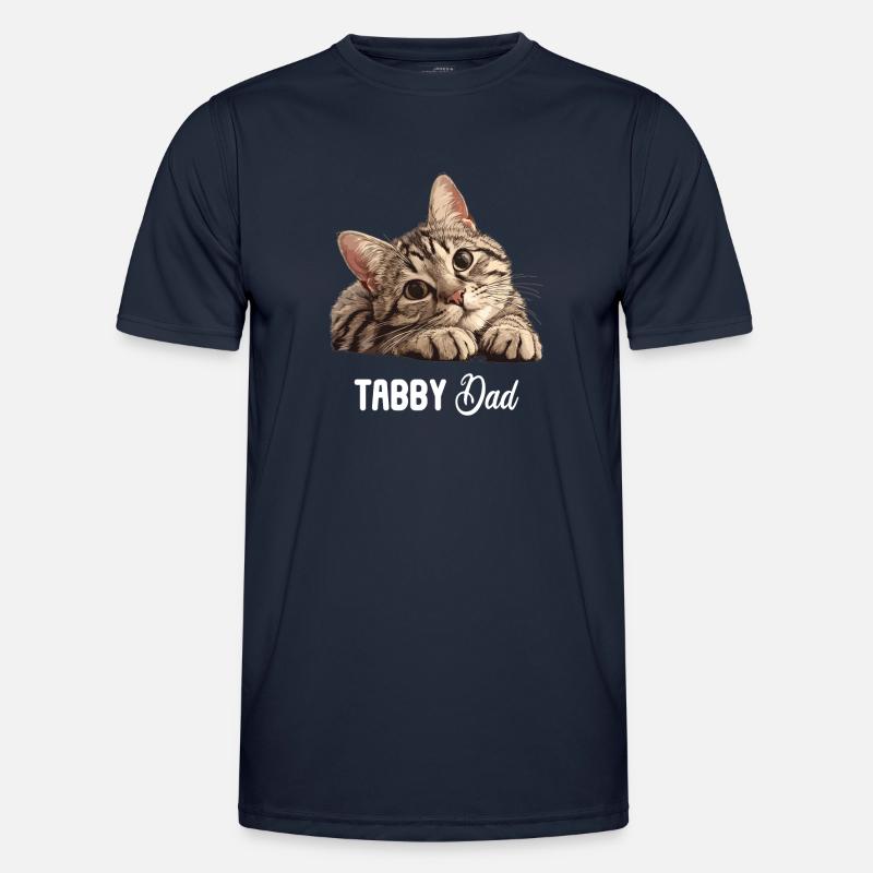 Tabby Kätzchen Tabby Katze - Männer Funktions-T-Shirt - Navy