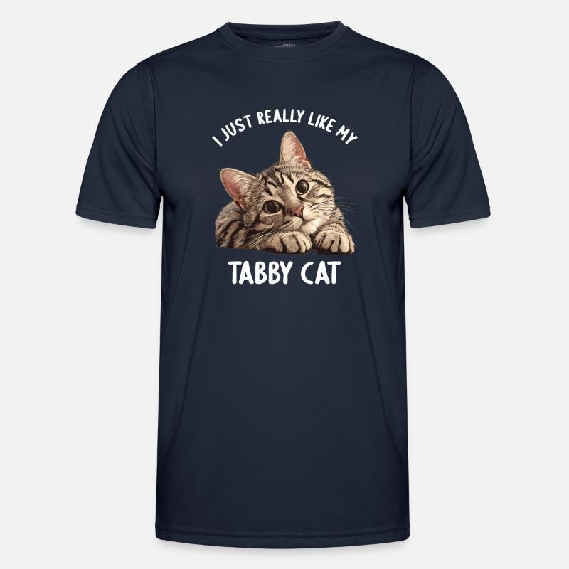 Tabby Kätzchen Tabby Katze - Männer Funktions-T-Shirt - Navy