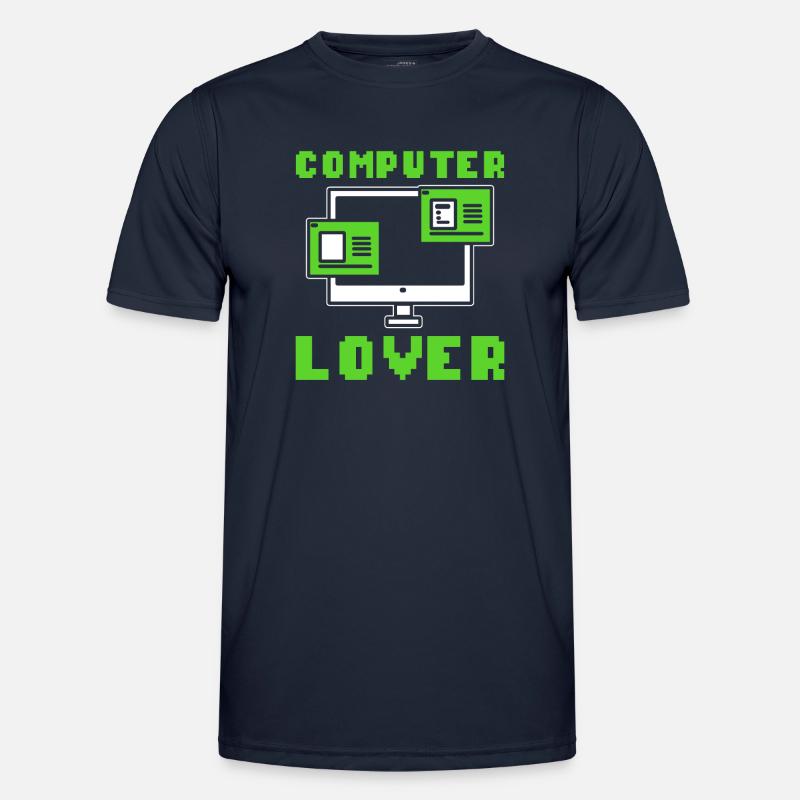 Computer Lover Computertechniker Männer Funktions-T-Shirt