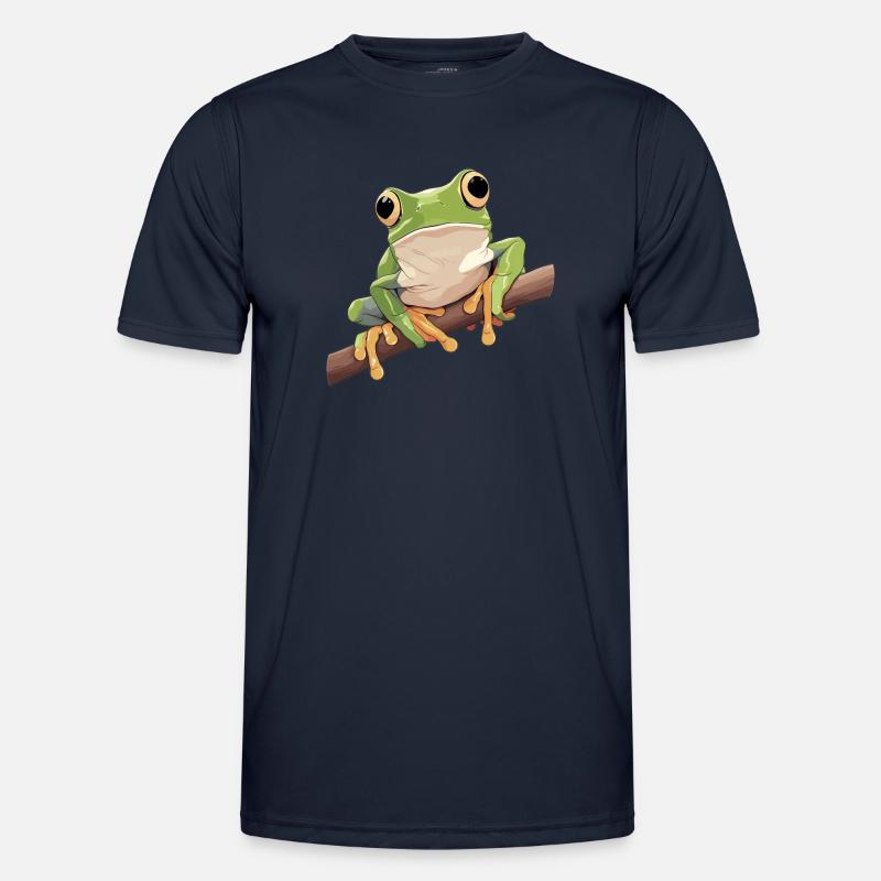 Tree Frog Baumfrösche Baumfrosch Männer Funktions-T-Shirt