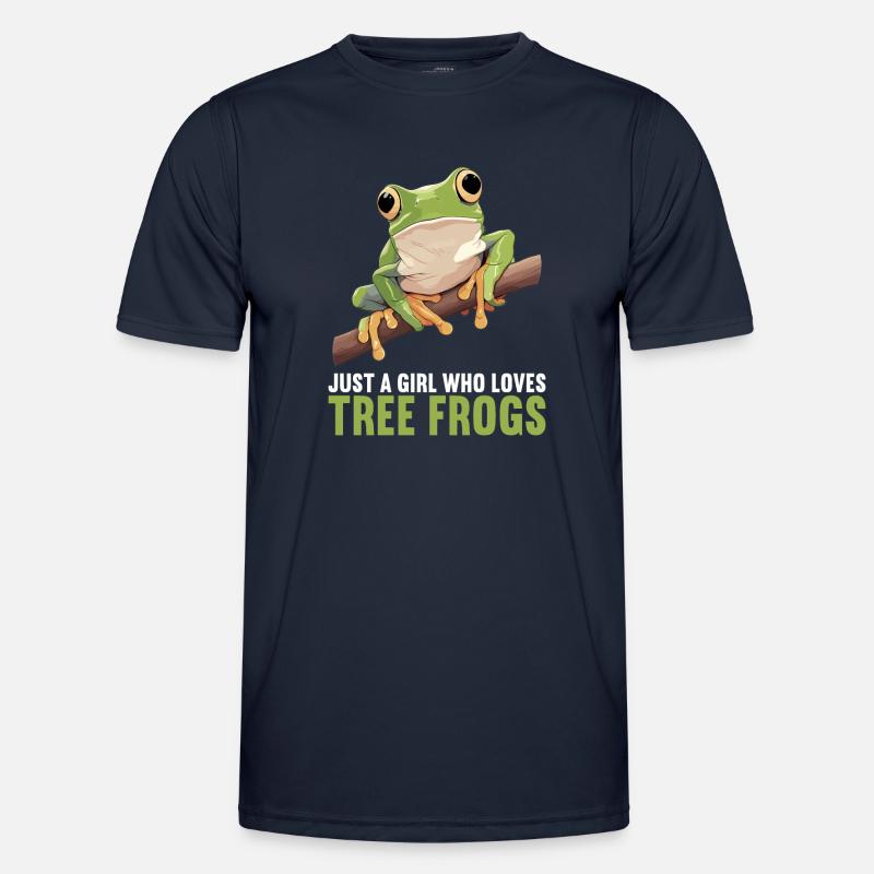 Tree Frog Baumfrösche Baumfrosch - Männer Funktions-T-Shirt - Navy