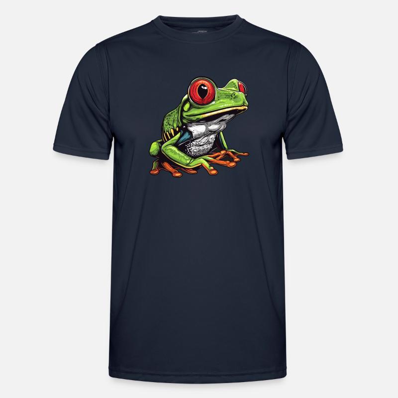 Tree Frog Baumfrösche Baumfrosch - Männer Funktions-T-Shirt - Navy