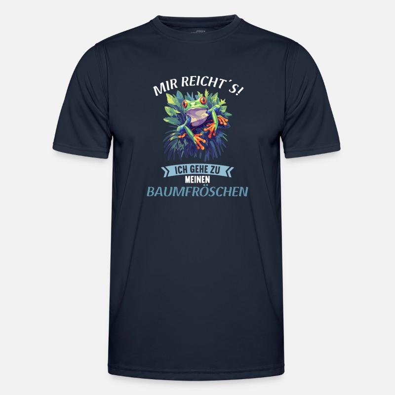 Tree Frog Baumfrösche Baumfrosch - Männer Funktions-T-Shirt - Navy