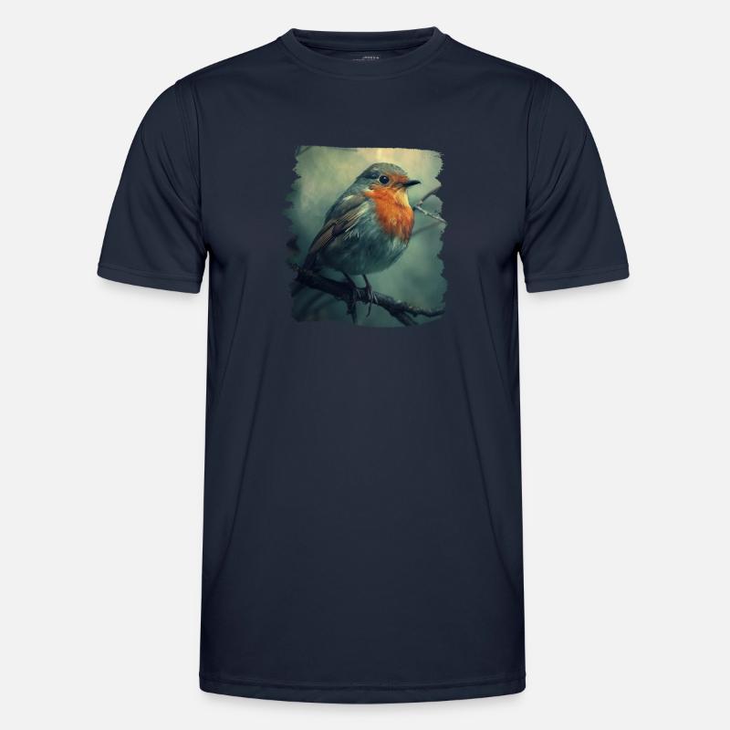 Robin Rotkehlchen T-shirt sport Homme