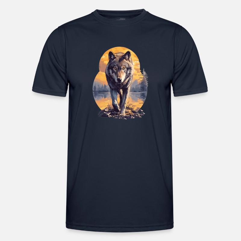 Wolves Wolf Men's Functional T-Shirt