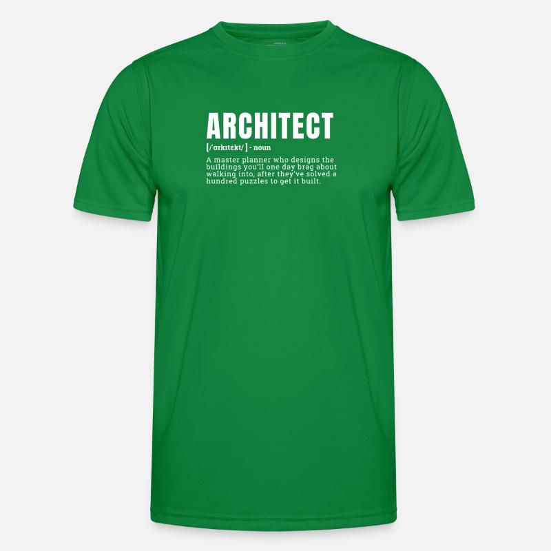 Drôle d’architecte Définition Profession T-shirt sport Homme