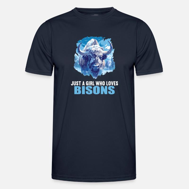 Bisons Bison - Men's Functional T-Shirt - navy