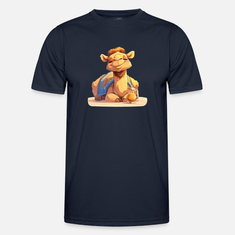 Camel Kamele Kamel - Men's Functional T-Shirt - navy