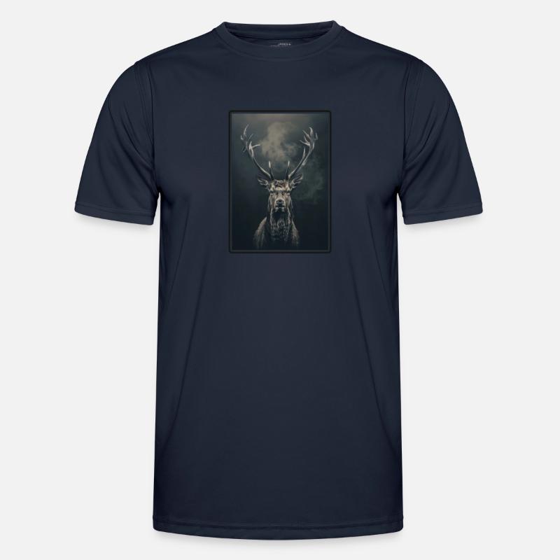 Deer Deer - Men's Functional T-Shirt - navy