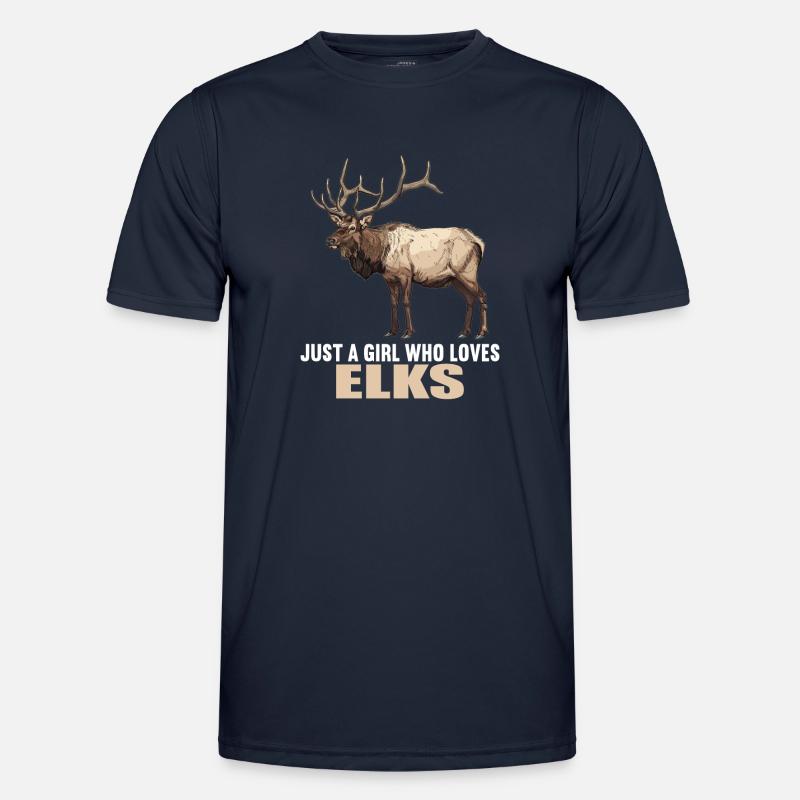 Moose Moose - Men's Functional T-Shirt - navy