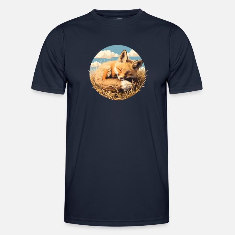 Foxes Fox - Men's Functional T-Shirt - navy